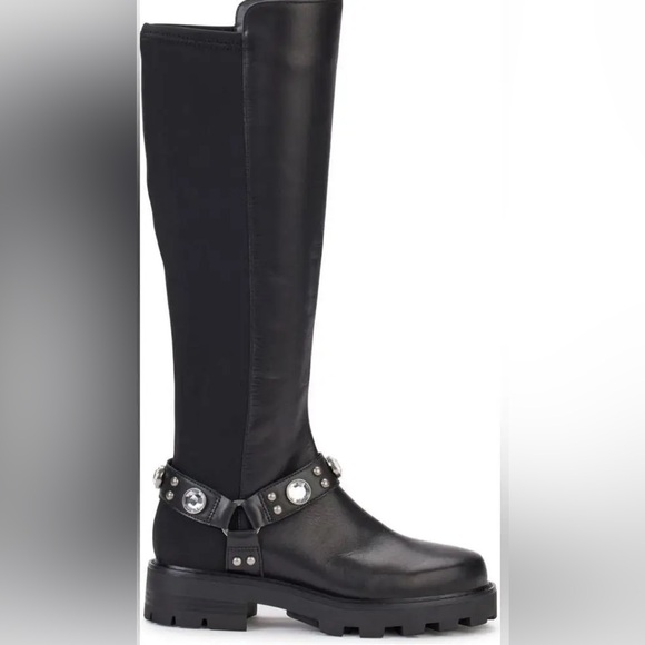 Karl Lagerfeld Paris Milla harness rhinestone embellishment - Picture 4 of 10